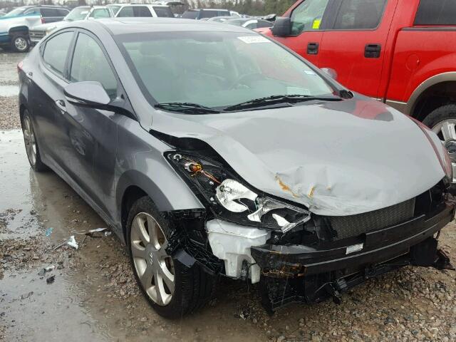 5NPDH4AE3DH247629 - 2013 HYUNDAI ELANTRA GL GRAY photo 1