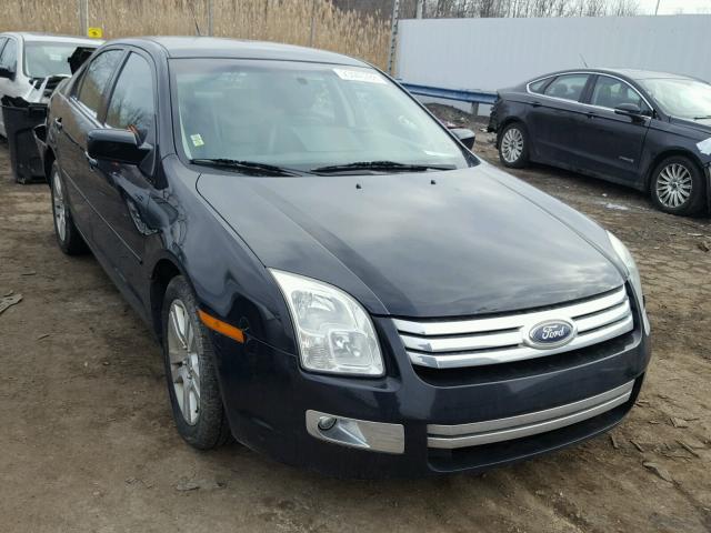 3FAHP08Z28R186255 - 2008 FORD FUSION SEL BLACK photo 1