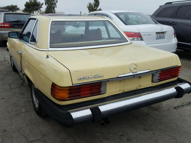 10704412038904 - 1977 MERCEDES-BENZ 450 SL CREAM photo 3