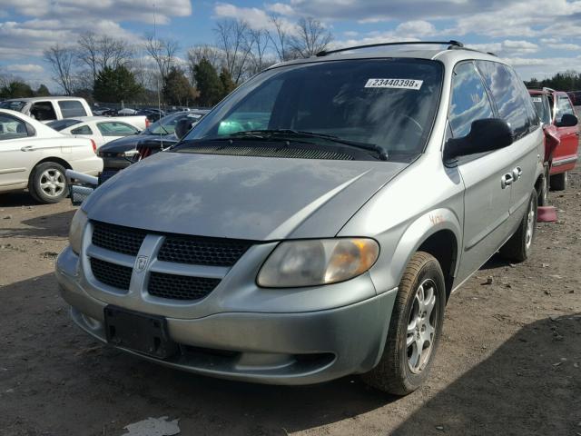 1D4GP45R74B508827 - 2004 DODGE CARAVAN SX SILVER photo 2