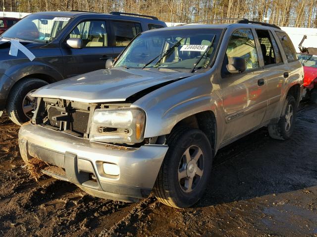 1GNDT13S632191564 - 2003 CHEVROLET TRAILBLAZE BROWN photo 2