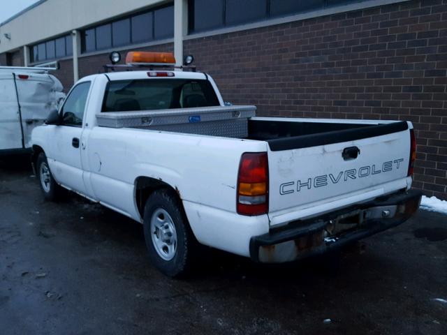 1GCEC14V11Z256864 - 2001 CHEVROLET SILVERADO WHITE photo 3