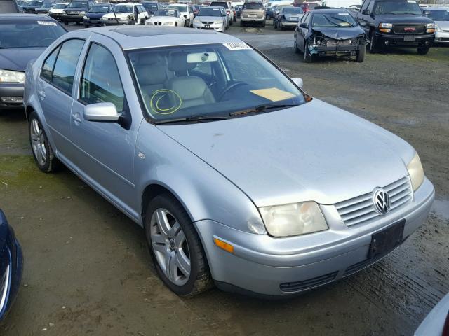 3VWSE69MX2M153775 - 2002 VOLKSWAGEN JETTA GLS SILVER photo 1