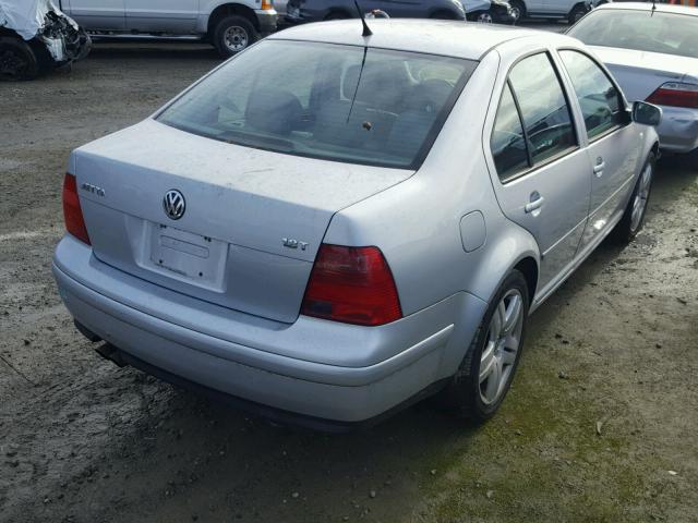 3VWSE69MX2M153775 - 2002 VOLKSWAGEN JETTA GLS SILVER photo 4