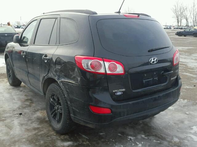 5XYZG3AB3BG031454 - 2011 HYUNDAI SANTA FE G BLACK photo 3