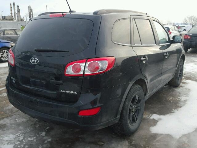 5XYZG3AB3BG031454 - 2011 HYUNDAI SANTA FE G BLACK photo 4