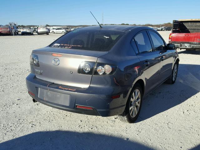 JM1BK32F671653619 - 2007 MAZDA 3 I GRAY photo 4