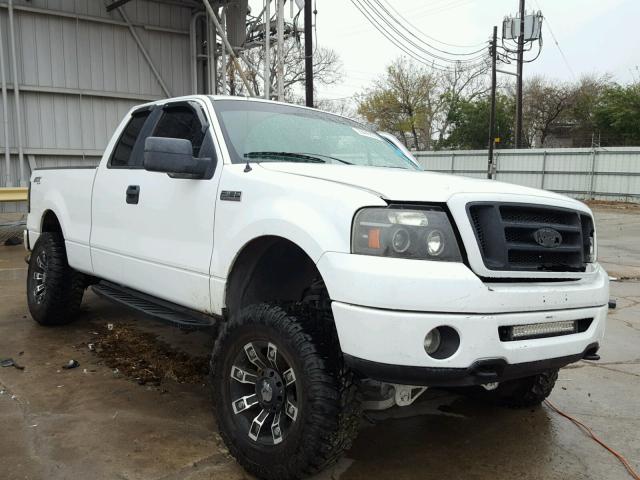 1FTRX14W37FA59252 - 2007 FORD F150 WHITE photo 1