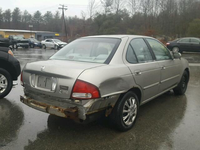 3N1CB51D73L714336 - 2003 NISSAN SENTRA XE TAN photo 4