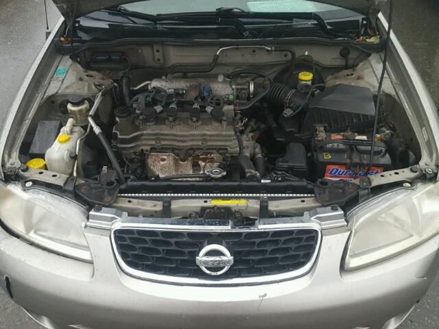 3N1CB51D73L714336 - 2003 NISSAN SENTRA XE TAN photo 7