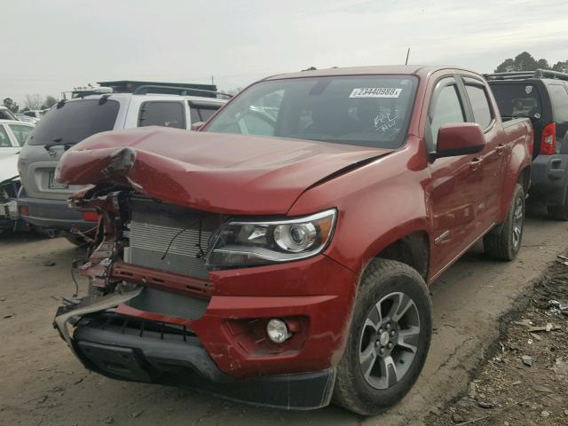 1GCGSDE3XG1346192 - 2016 CHEVROLET COLORADO Z BURGUNDY photo 2