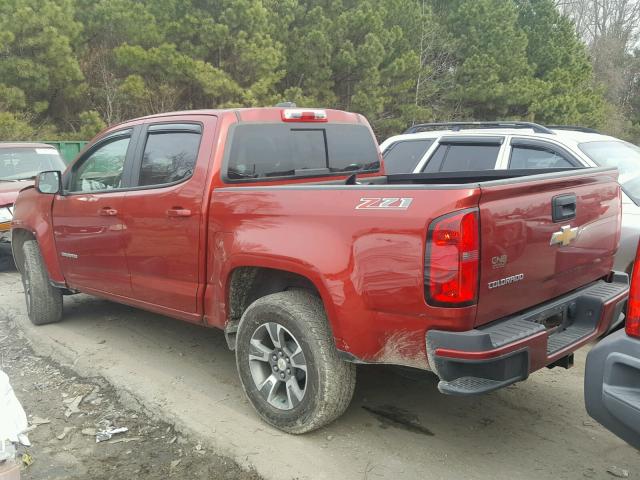 1GCGSDE3XG1346192 - 2016 CHEVROLET COLORADO Z BURGUNDY photo 3