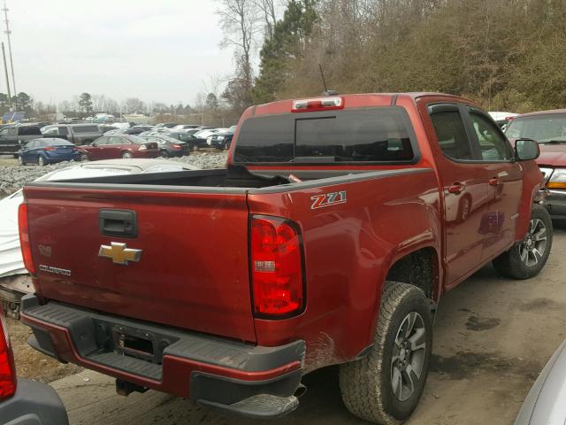 1GCGSDE3XG1346192 - 2016 CHEVROLET COLORADO Z BURGUNDY photo 4