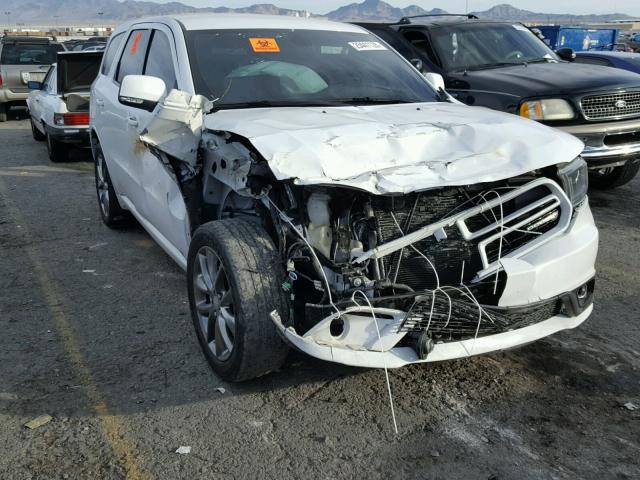 1C4SDHCT1EC974187 - 2014 DODGE DURANGO R/ WHITE photo 1