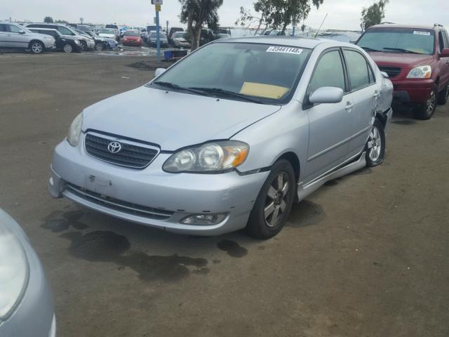 1NXBR30E67Z935288 - 2007 TOYOTA COROLLA CE SILVER photo 2