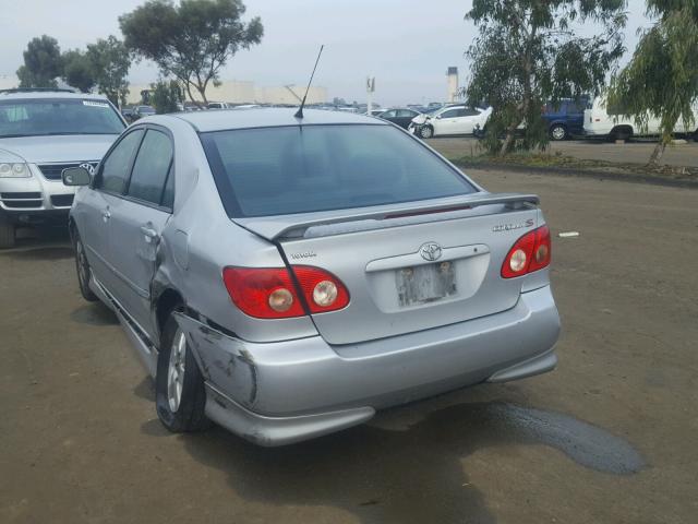 1NXBR30E67Z935288 - 2007 TOYOTA COROLLA CE SILVER photo 3