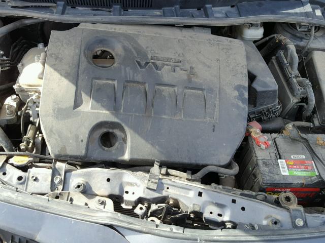 5YFBU4EE6DP115948 - 2013 TOYOTA COROLLA BA GRAY photo 7