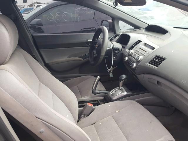 1HGFA16566L132950 - 2006 HONDA CIVIC LX GRAY photo 5