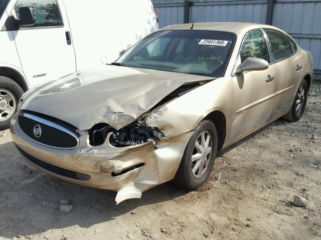 2G4WD532151257071 - 2005 BUICK LACROSSE C GOLD photo 2