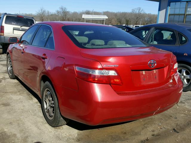 4T1BE46KX7U144759 - 2007 TOYOTA CAMRY NEW RED photo 3