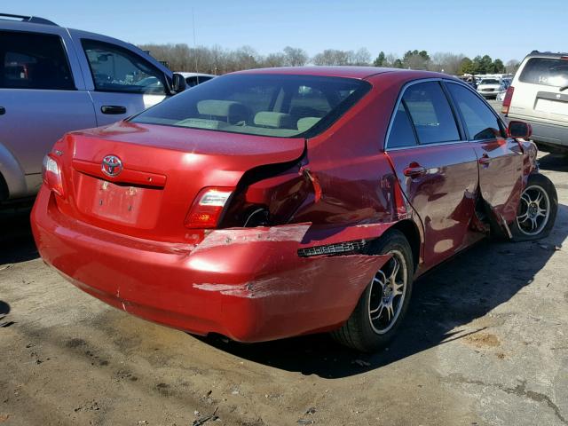 4T1BE46KX7U144759 - 2007 TOYOTA CAMRY NEW RED photo 4