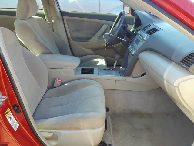 4T1BE46KX7U144759 - 2007 TOYOTA CAMRY NEW RED photo 5