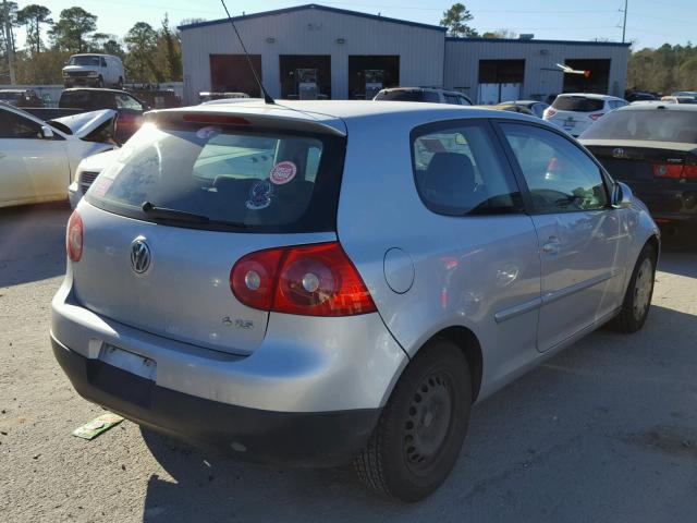 WVWBA71K58W177358 - 2008 VOLKSWAGEN RABBIT SILVER photo 4