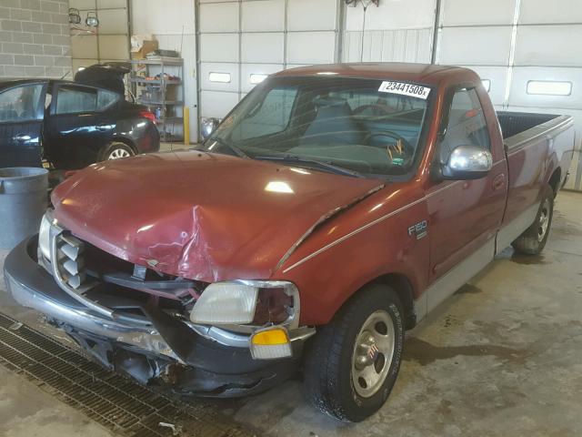 1FTRF17W1XKB66967 - 1999 FORD F150 RED photo 2