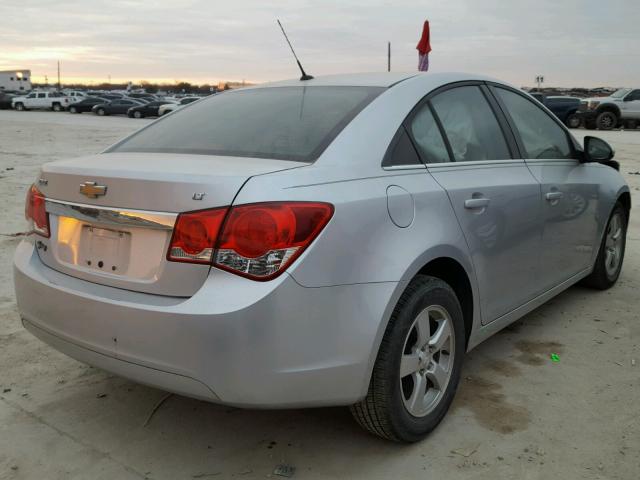 1G1PE5SC1C7136274 - 2012 CHEVROLET CRUZE LT SILVER photo 4