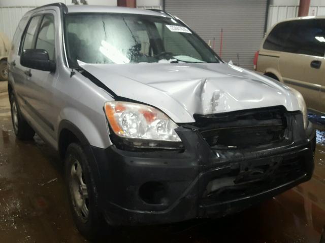 JHLRD78596C053357 - 2006 HONDA CR-V LX SILVER photo 1