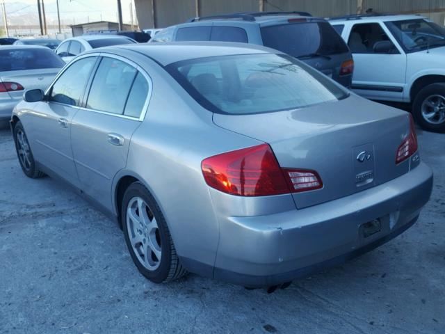 JNKCV51E53M007737 - 2003 INFINITI G35 SILVER photo 3