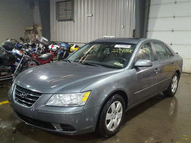 5NPET46C19H529950 - 2009 HYUNDAI SONATA GLS GRAY photo 2