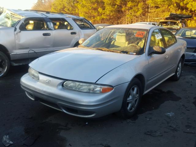 1G3NL52F94C234962 - 2004 OLDSMOBILE ALERO GL SILVER photo 2