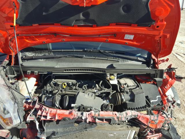 NM0GE9G70G1250427 - 2016 FORD TRANSIT CO RED photo 7