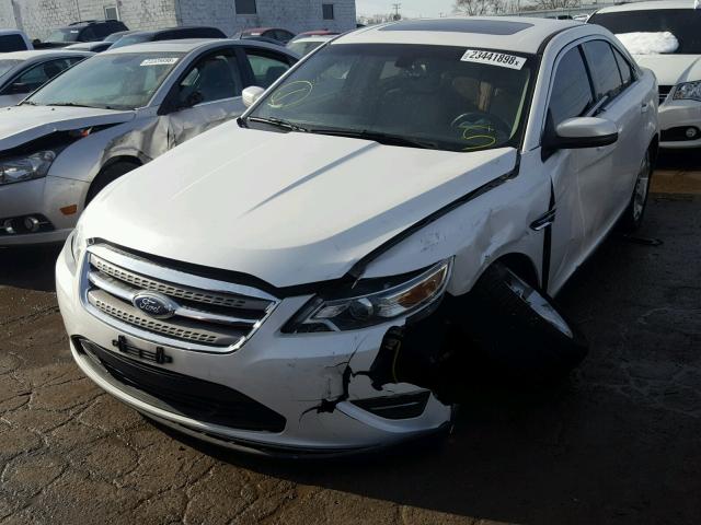 1FAHP2EW3BG185071 - 2011 FORD TAURUS SEL WHITE photo 2