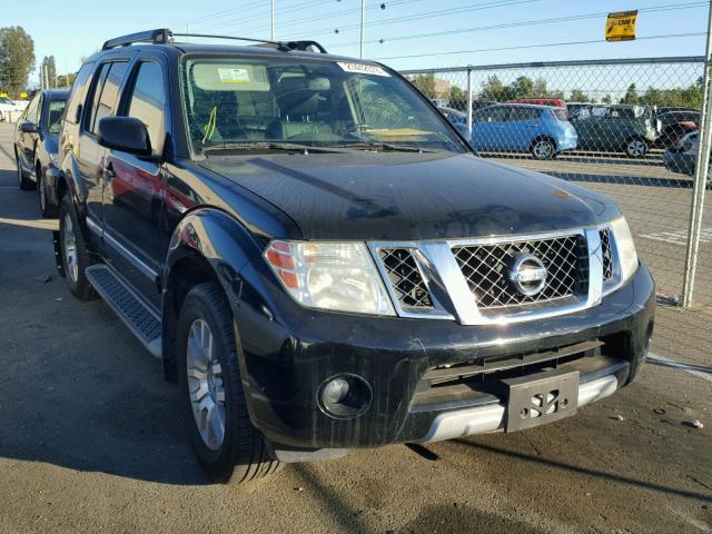 5N1AR1NN1AC624177 - 2010 NISSAN PATHFINDER BLACK photo 1