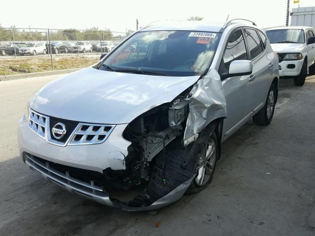 JN8AS5MT8CW293829 - 2012 NISSAN ROGUE S SILVER photo 2