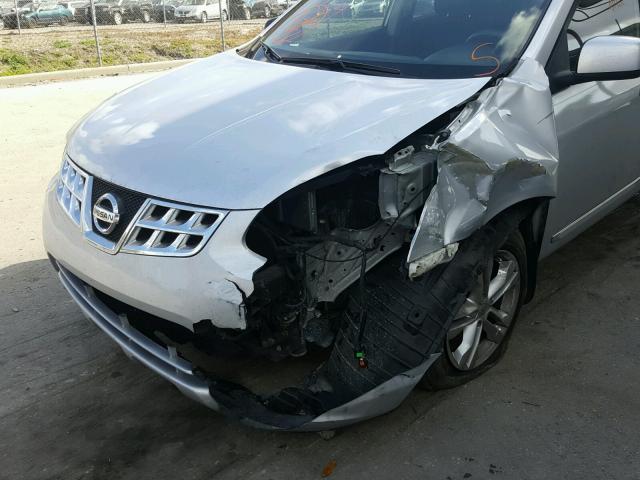 JN8AS5MT8CW293829 - 2012 NISSAN ROGUE S SILVER photo 9