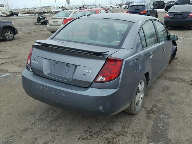 1G8AK55B87Z178079 - 2007 SATURN ION LEVEL GRAY photo 4