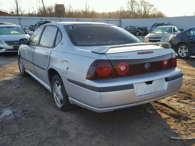 2G1WH55K519119141 - 2001 CHEVROLET IMPALA LS SILVER photo 3