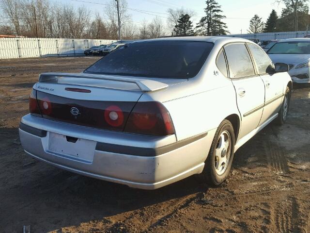 2G1WH55K519119141 - 2001 CHEVROLET IMPALA LS SILVER photo 4