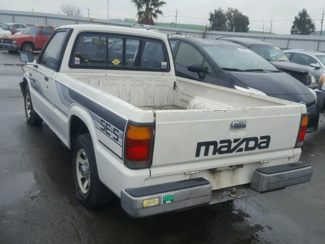 JM2UF1110G0527233 - 1986 MAZDA B2000 WHITE photo 3