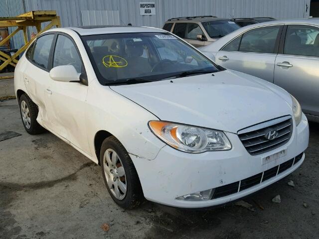 KMHDU46D58U413880 - 2008 HYUNDAI ELANTRA GL WHITE photo 1