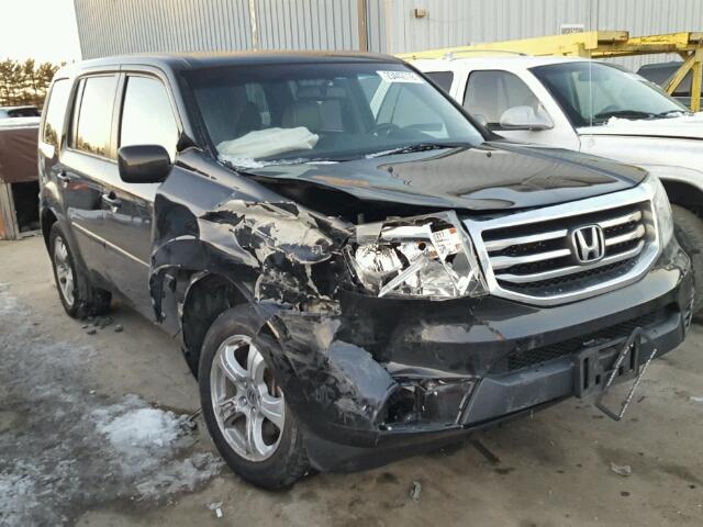 5FNYF4H67CB012573 - 2012 HONDA PILOT EXL BLACK photo 1