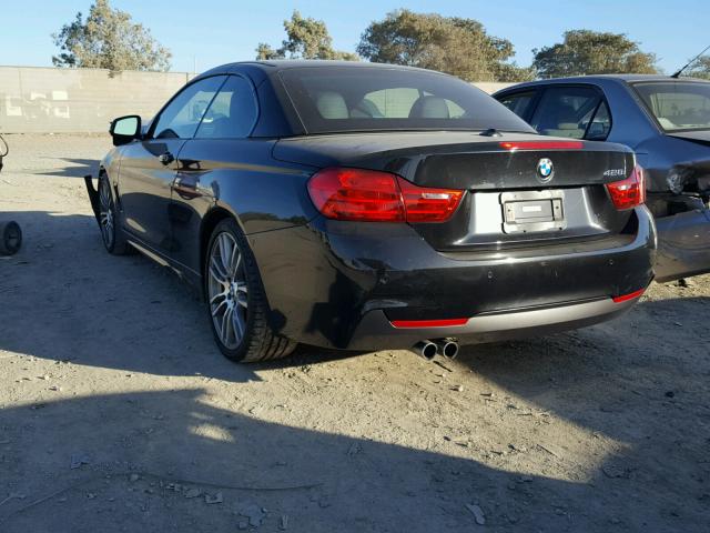 WBA3V7C56FP772790 - 2015 BMW 428 I BLACK photo 3