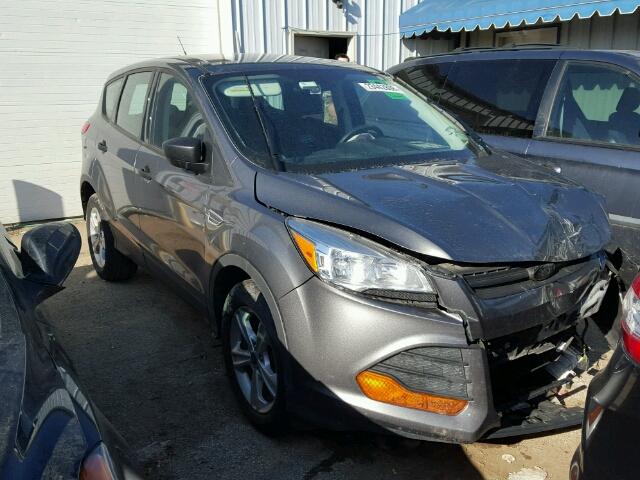 1FMCU0F73EUE08123 - 2014 FORD ESCAPE S GRAY photo 1