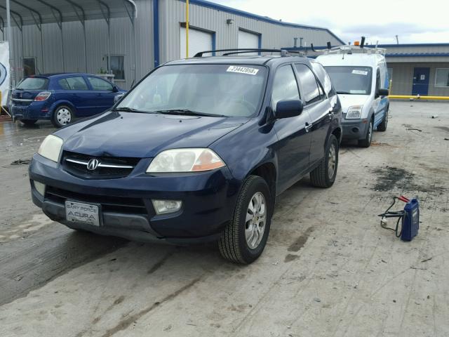 2HNYD18633H541009 - 2003 ACURA MDX TOURIN BLUE photo 2