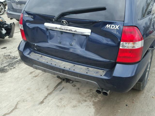 2HNYD18633H541009 - 2003 ACURA MDX TOURIN BLUE photo 9