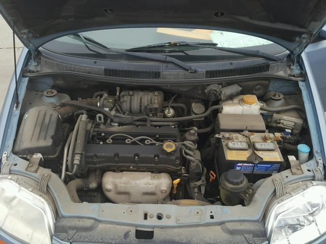 KL1TD66617B784338 - 2007 CHEVROLET AVEO BASE ლურჯი ფოტო 7