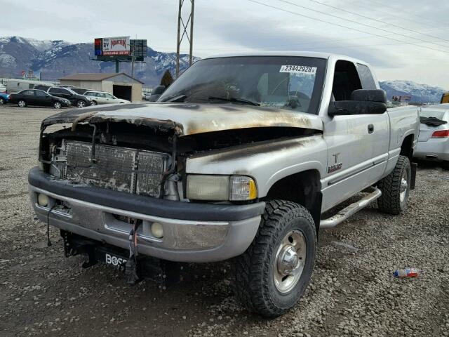 3B7KF23672M294662 - 2002 DODGE RAM 2500 GRAY photo 2